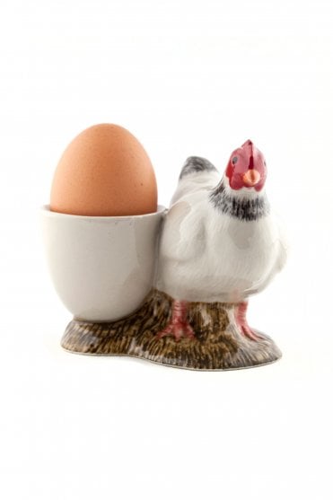 Light Sussex with Egg Cup