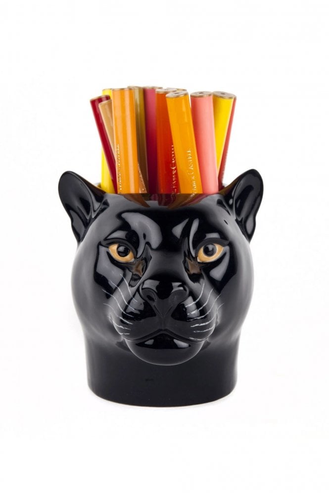 Quail Panther Pencil Pot