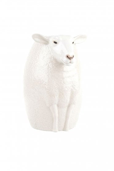 White Faced Suffolk Sheep Flower Vase