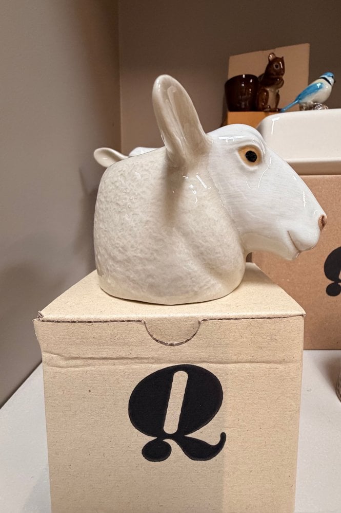 Quail White Suffolk Face Egg Cup