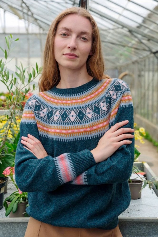 Quinton & Chadwick Fairisle Yoke Sweater