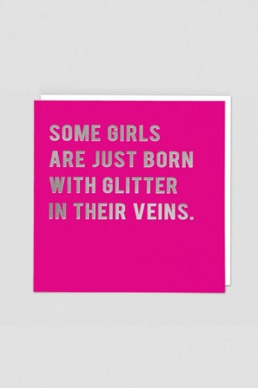 Glitter Birthday Card