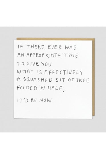 Squashed Birthday Card