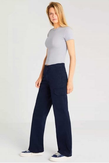 Cargo Trousers Battle Cargo in Dark Navy