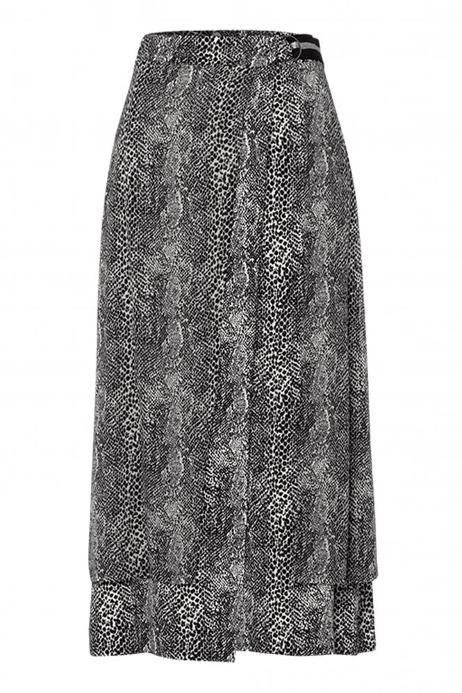 Riani Animal Print Maxi Skirt