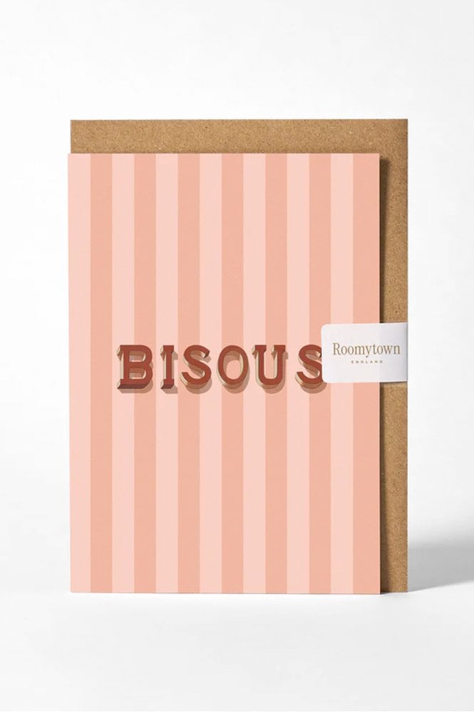 Roomytown Bisou Kisses Greeting Card