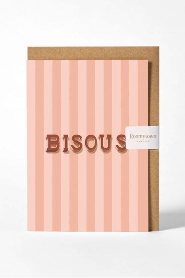 Bisou Kisses Greeting Card