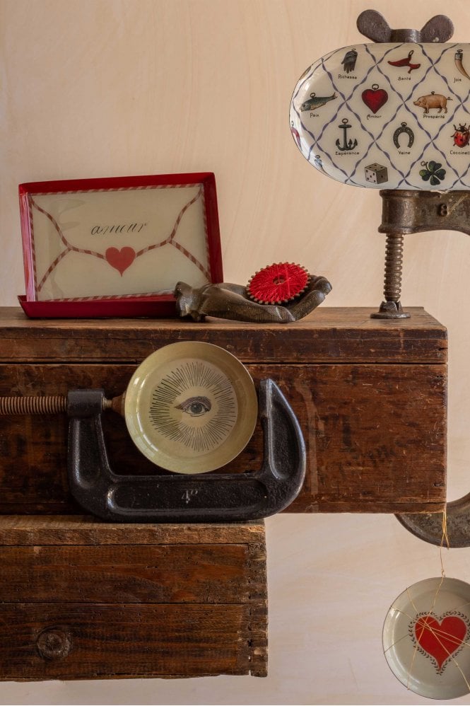 Roomytown Love Letter Enamel Tray