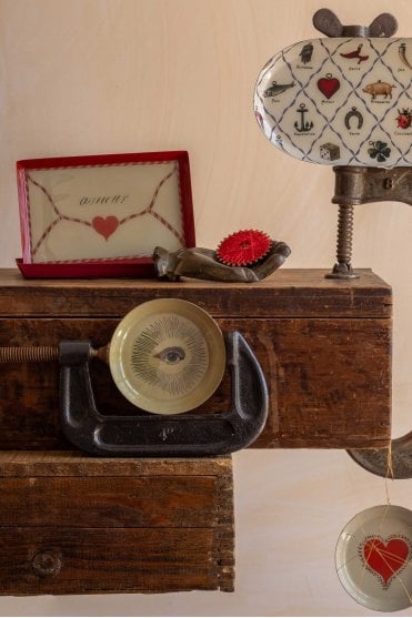 Love Letter Enamel Tray