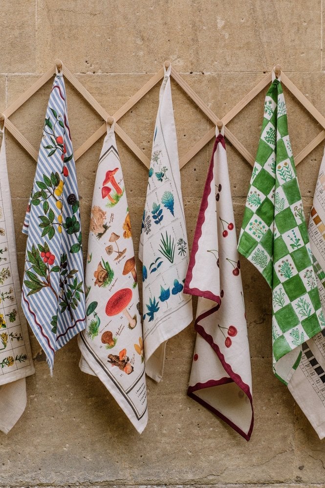 Roomytown Organic Cotton Tea Towel Fungi