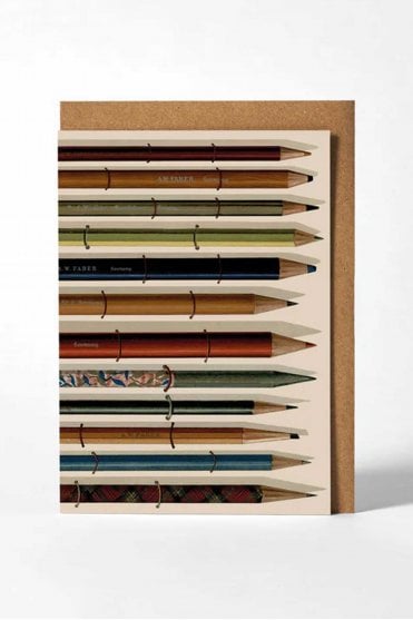 Vintage Pencils Greeting Card