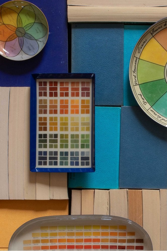 Roomytown Watercolour Swatches Rectangular Tray