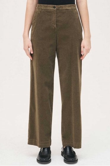 Cord Trouser in Olive