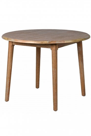 Round Solid Oak Dining Table