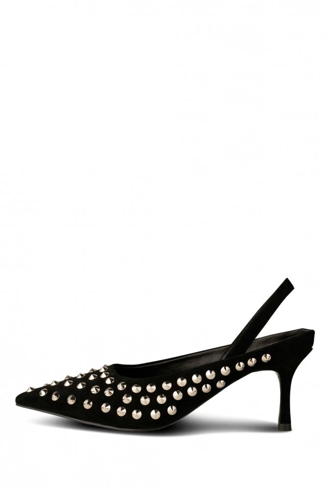 Shoe The Bear Sophie Stud Heel in Black