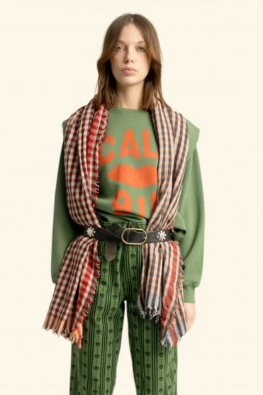 Shoulder Pad Sweatshirt