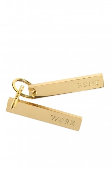 Home and Work Keyring