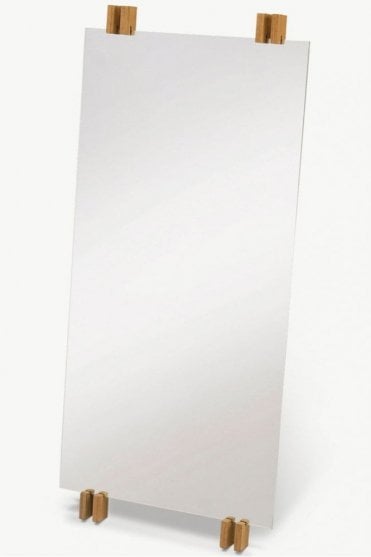 Cutter Mirror in Teak