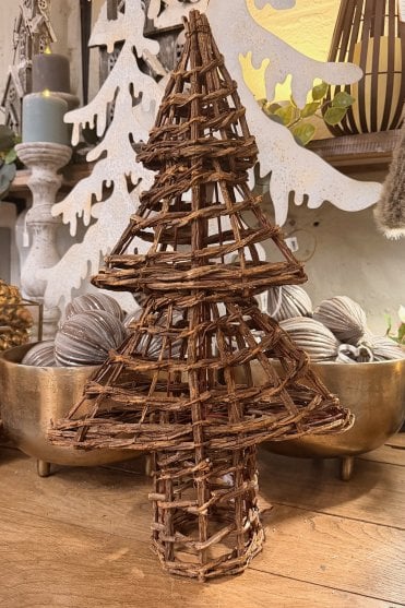 Small Rattan Tiered Tree