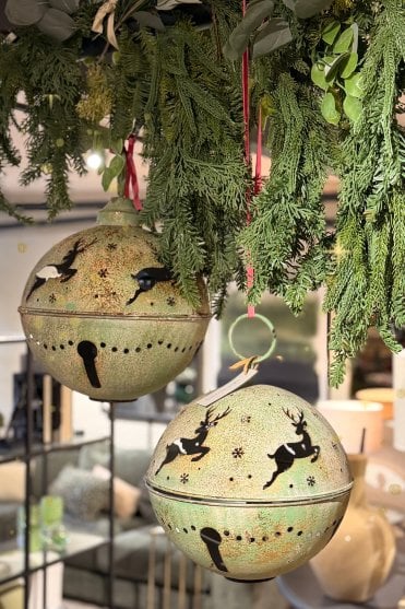 Small Rustic Garden Reindeer Bauble