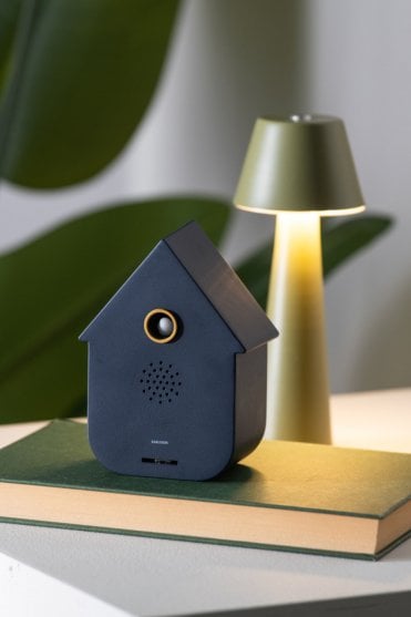 Sound Box Modern Cuckoo in Dark Blue