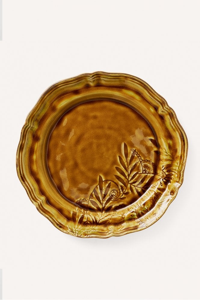 Sthal Dinner Plate in Pineapple