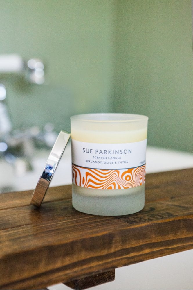 Sue Parkinson Luxury Scented Candle Bergamot, Olive and Thyme