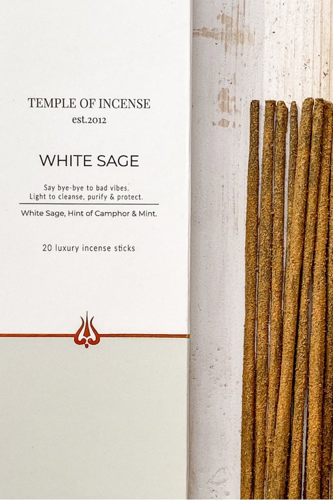 Temple of Incense White Sage Incense Sticks