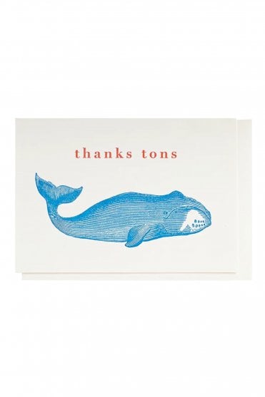 Thank You Whale Card