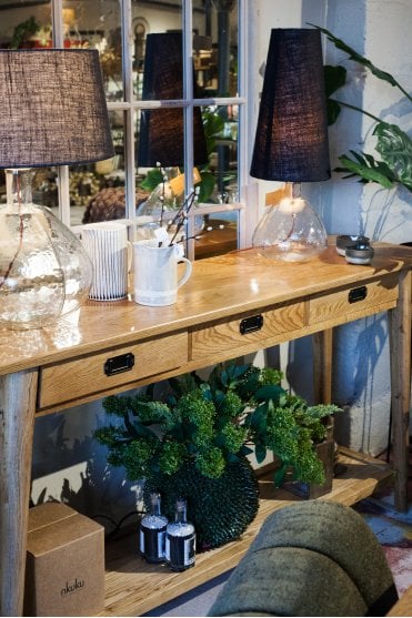3 Drawer Hall Table with Shelf
