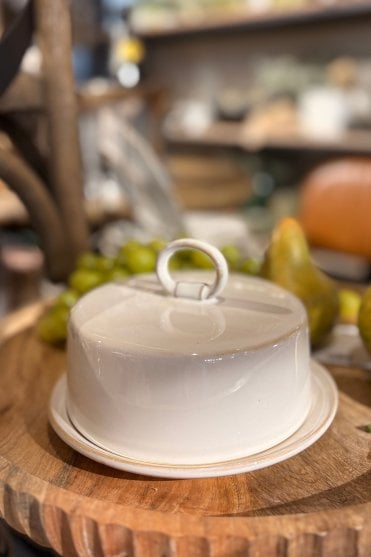 Alabaster Butter Dish