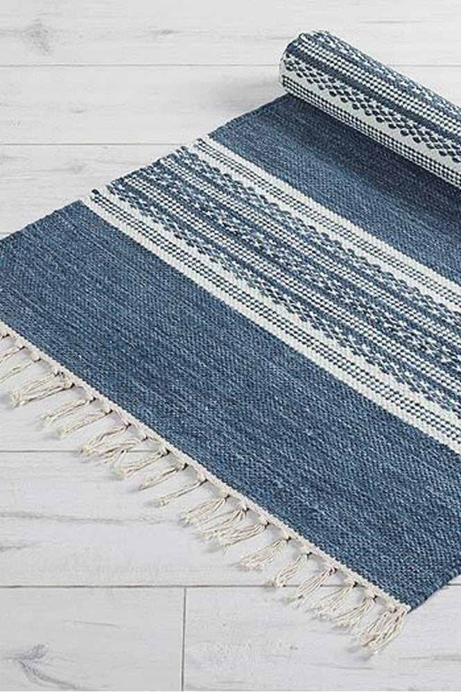 The Home Collection Austell Rug in Classic Blue 60 x 90cm