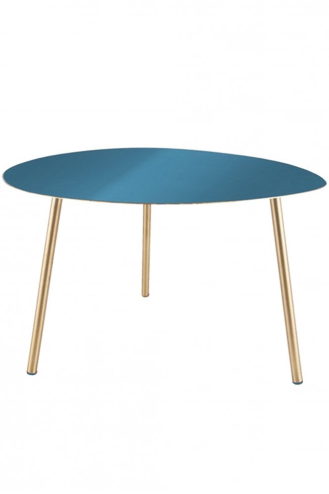 The Home Collection Blue Ovoid Side Table 