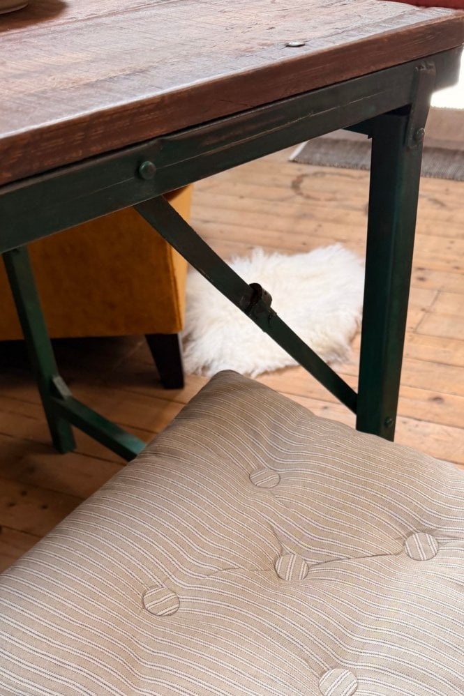 The Home Collection Boston Stripe Seat Pad with Ties