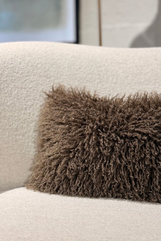 The Home Collection Bubion Cushion in Dark Brown