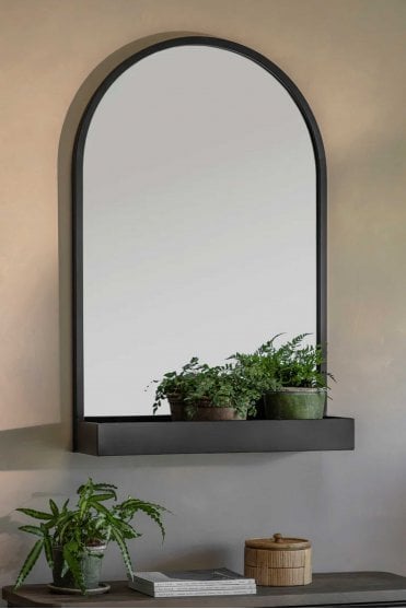 Budworth Indoor and Outdoor Shelf Mirror