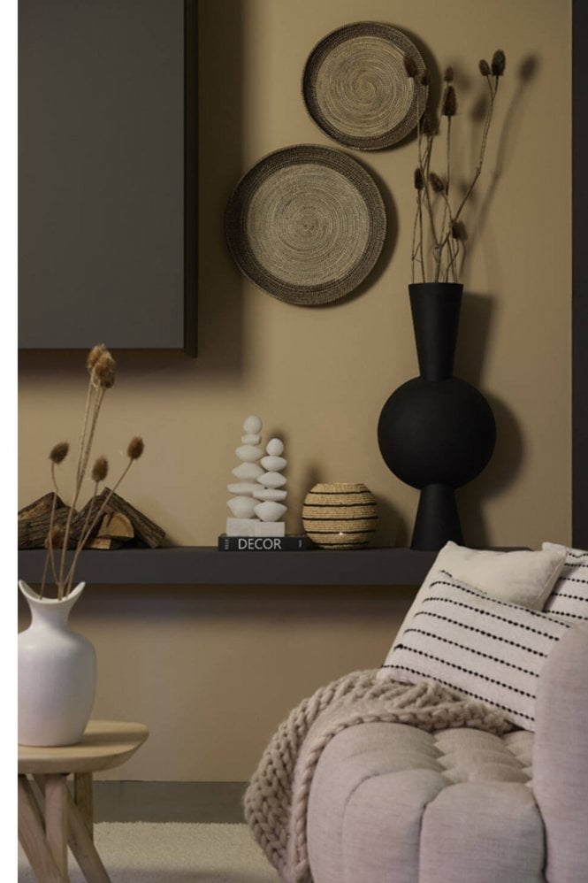 The Home Collection Burica Set of 2 Dish in Natural and Cream
