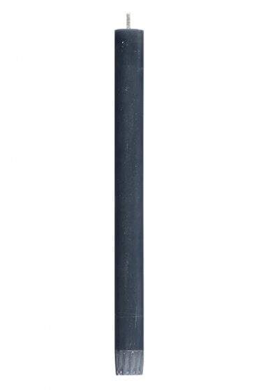 Candle in Gun Metal Grey