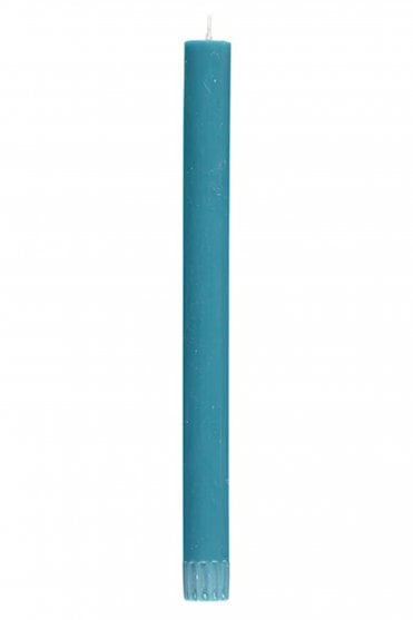 Candle in Petrol Blue