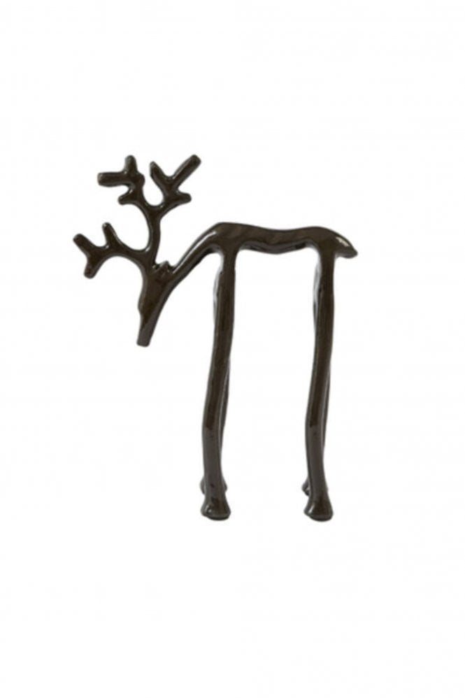 The Home Collection Deer Ornament in Brown Bronze Small