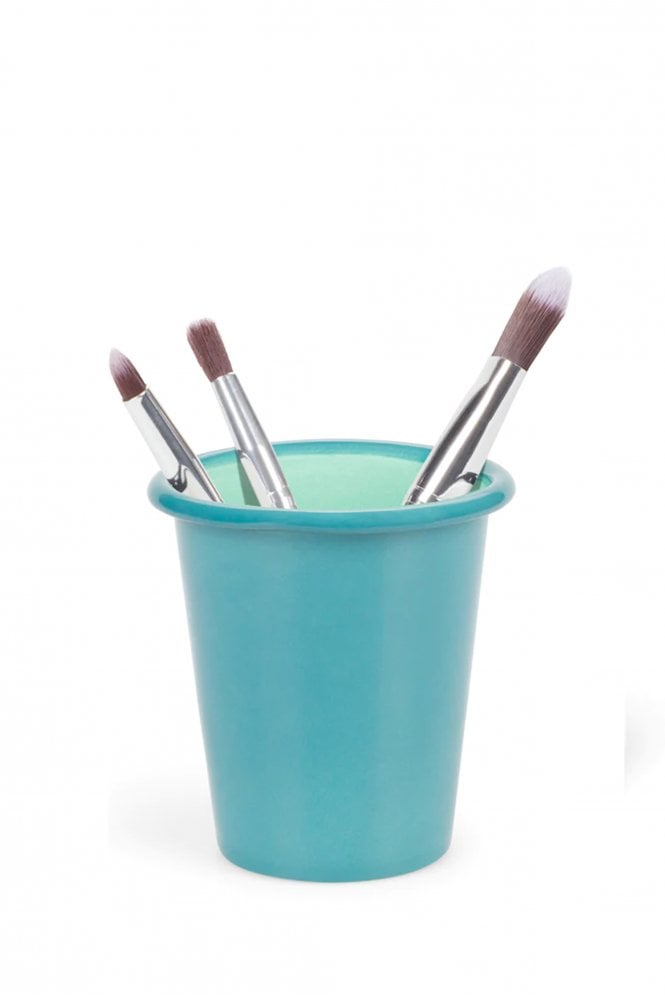 The Home Collection Enamel Tumbler in Petrol Blue