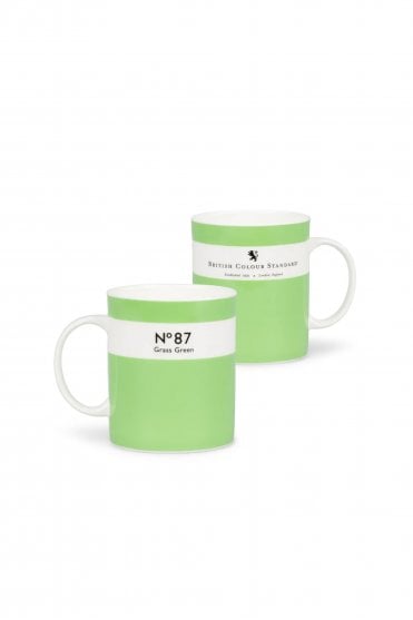 Grass Green Bone China Mug