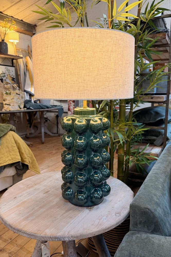 The Home Collection Green Bobble Lamp