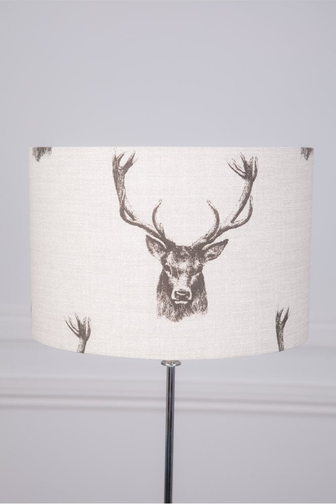 The Home Collection Hereford Straight Drum Shade - Stag
