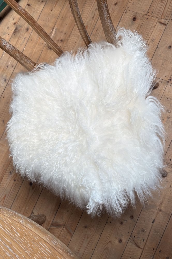 The Home Collection Ivory Seat Pad