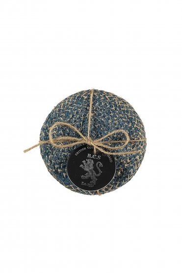 Jute Coasters in Cornflower