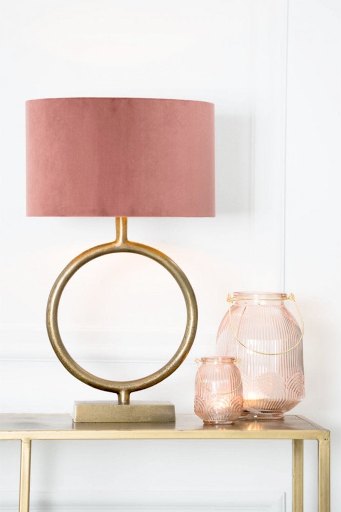The Home Collection Lamp Base in Raw Antique Bronze
