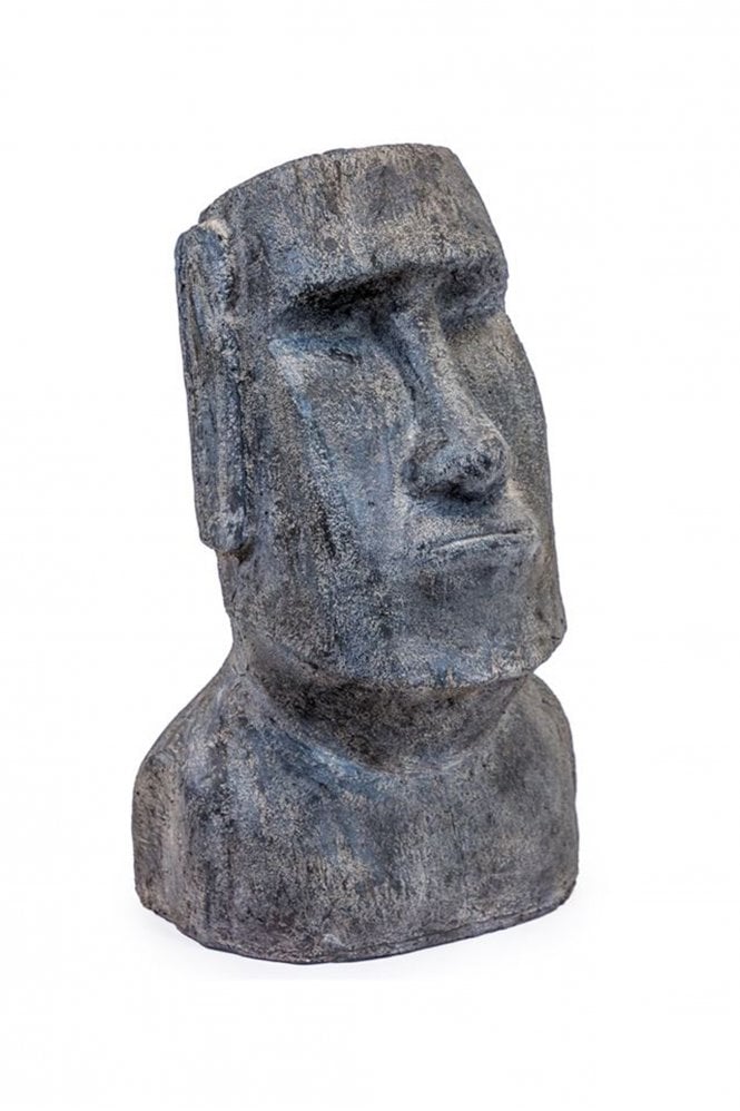 The Home Collection Large Stone Effect Easter Island Head Ornament