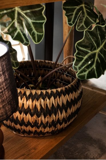 Large Zig Zag Rush Basket