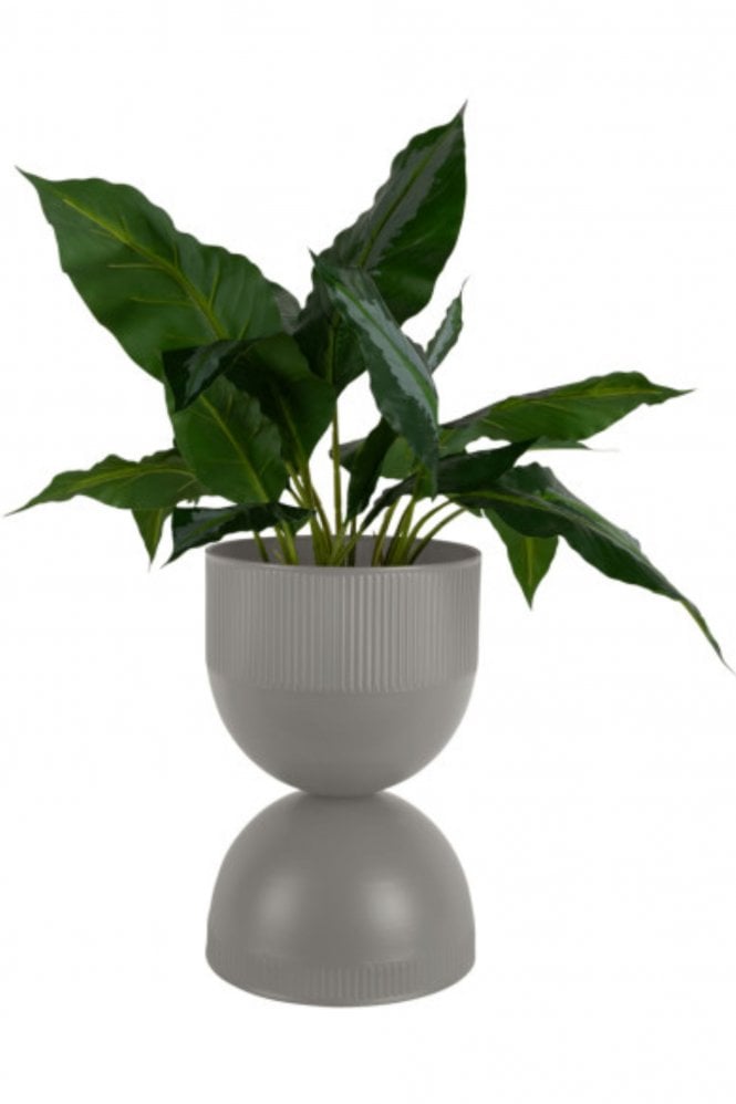 The Home Collection Medium Tonar Plant Pot in Soft Warm Grey